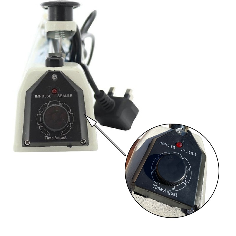Aparat de lipit si sigilat pungi, 300W, latime etansare 30 cm, indicator LED, resigilat - imagine 8